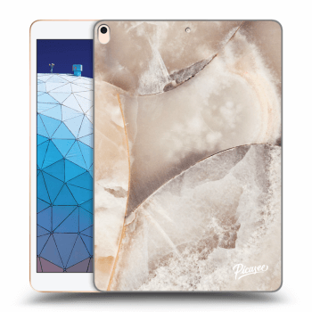 Picasee silikonski prozorni ovitek za Apple iPad Air 10.5" 2019 (3.gen) - Cream marble