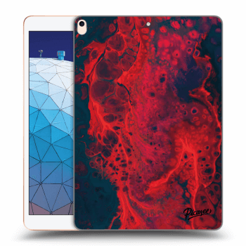 Picasee silikonski prozorni ovitek za Apple iPad Air 10.5" 2019 (3.gen) - Organic red