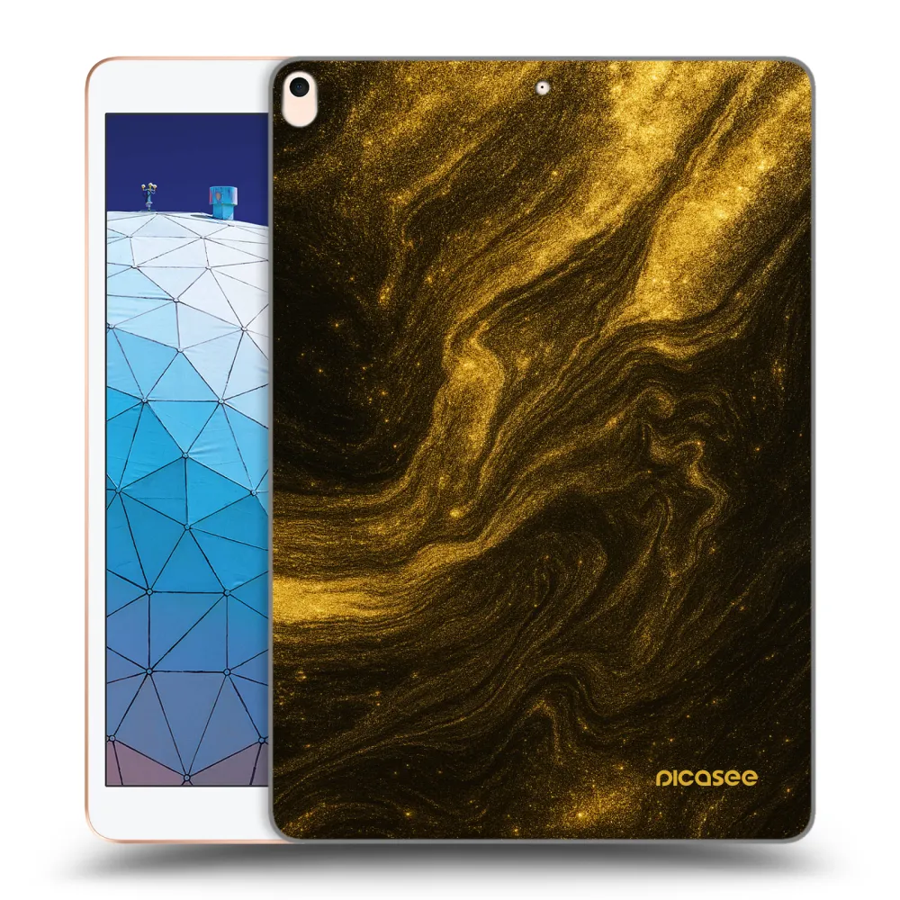 Picasee silikonski prozorni ovitek za Apple iPad Air 10.5" 2019 (3.gen) - Black