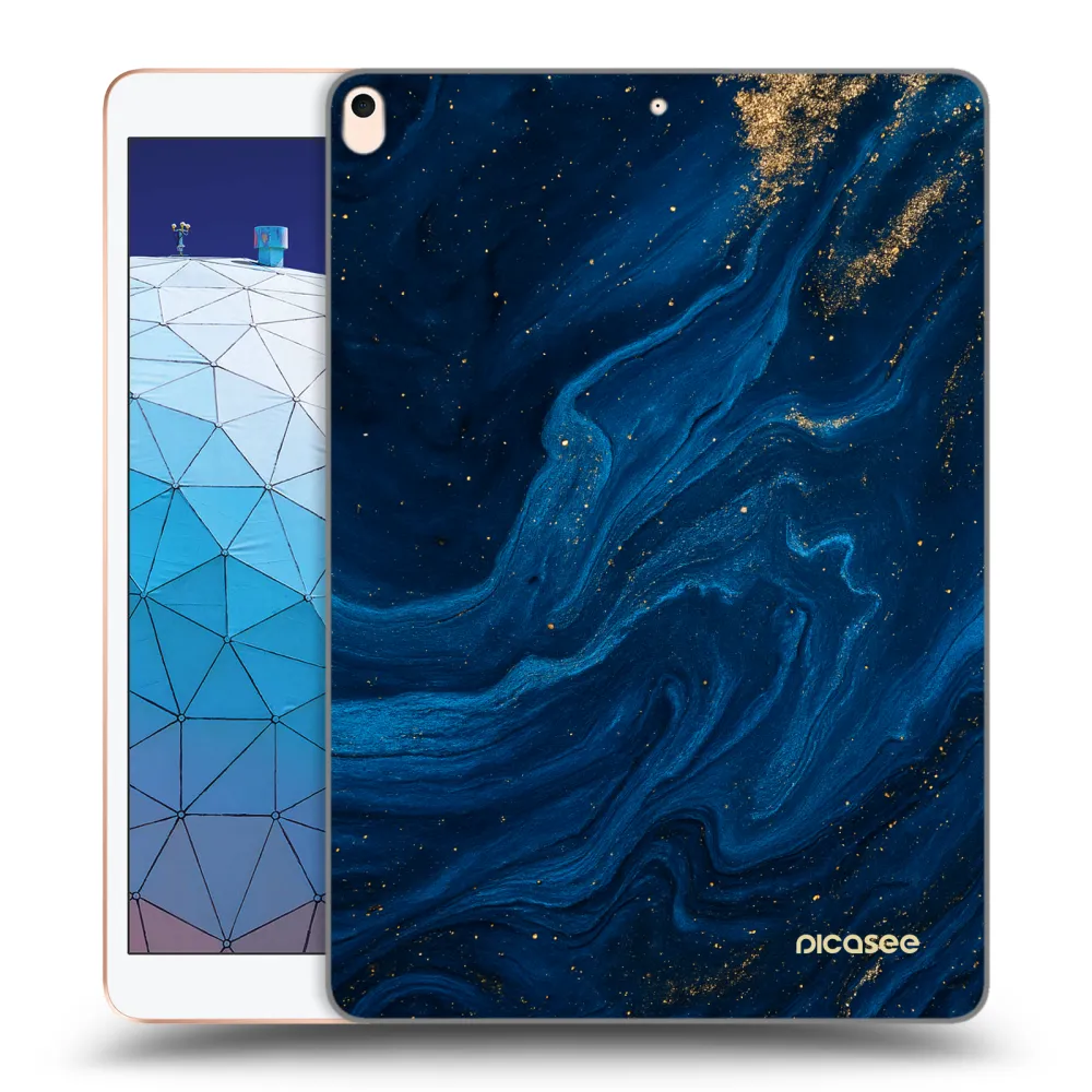 Picasee silikonski prozorni ovitek za Apple iPad Air 10.5" 2019 (3.gen) - Blue