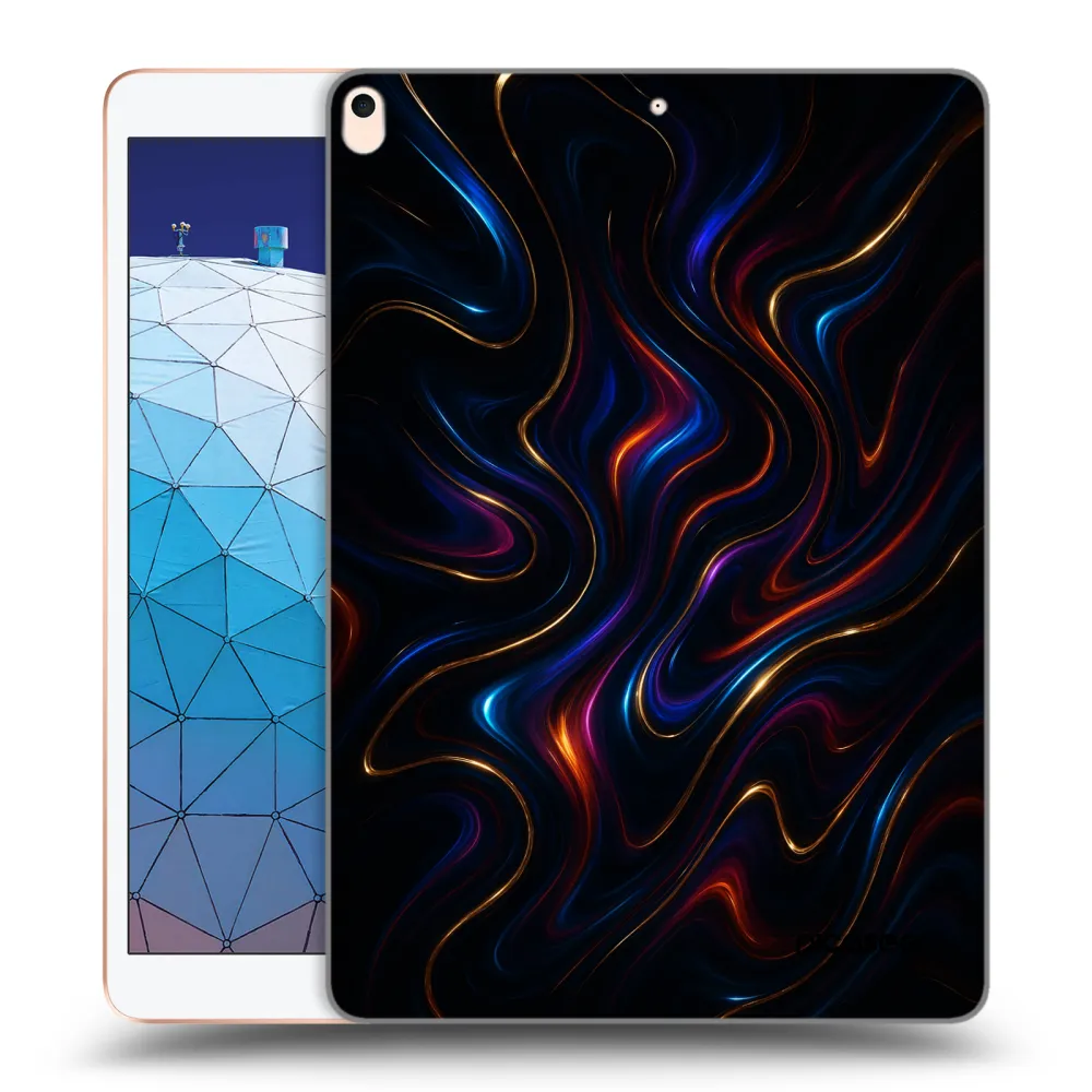 Picasee silikonski prozorni ovitek za Apple iPad Air 10.5" 2019 (3.gen) - Noir