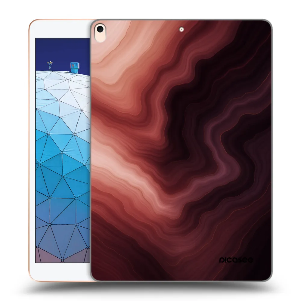 Picasee silikonski prozorni ovitek za Apple iPad Air 10.5" 2019 (3.gen) - Rouge