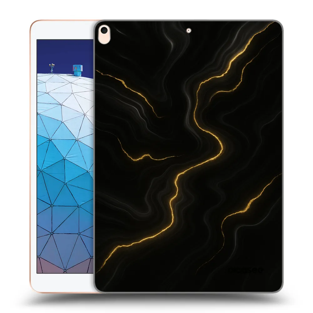 Picasee silikonski prozorni ovitek za Apple iPad Air 10.5" 2019 (3.gen) - Thunder