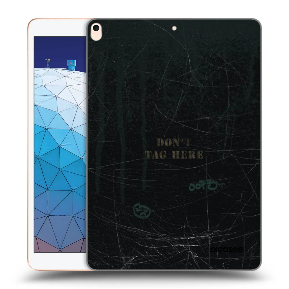 Picasee silikonski prozorni ovitek za Apple iPad Air 10.5" 2019 (3.gen) - DON´T TAG