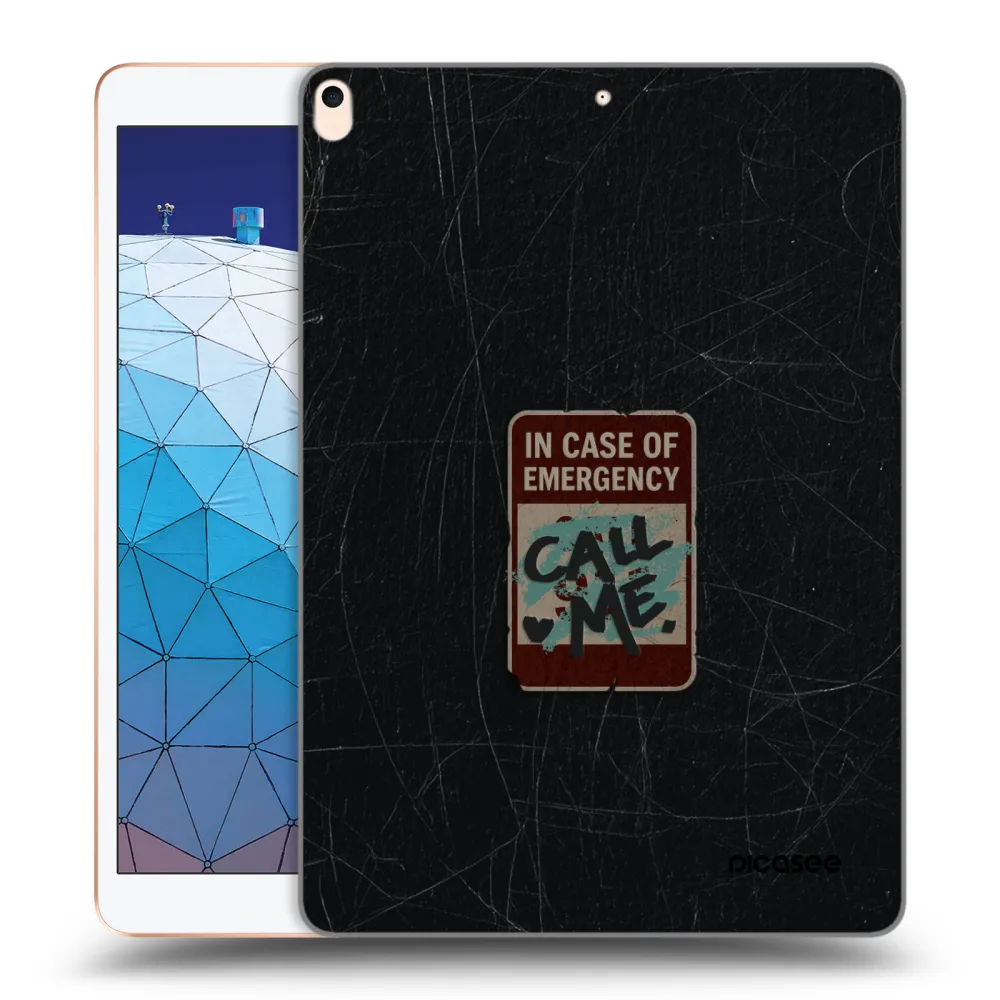 Picasee silikonski prozorni ovitek za Apple iPad Air 10.5" 2019 (3.gen) - EMERGENCY