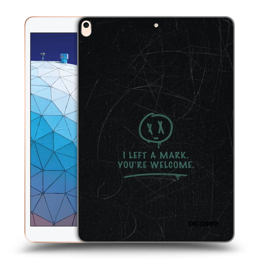 Picasee silikonski prozorni ovitek za Apple iPad Air 10.5" 2019 (3.gen) - LEFT A MARK