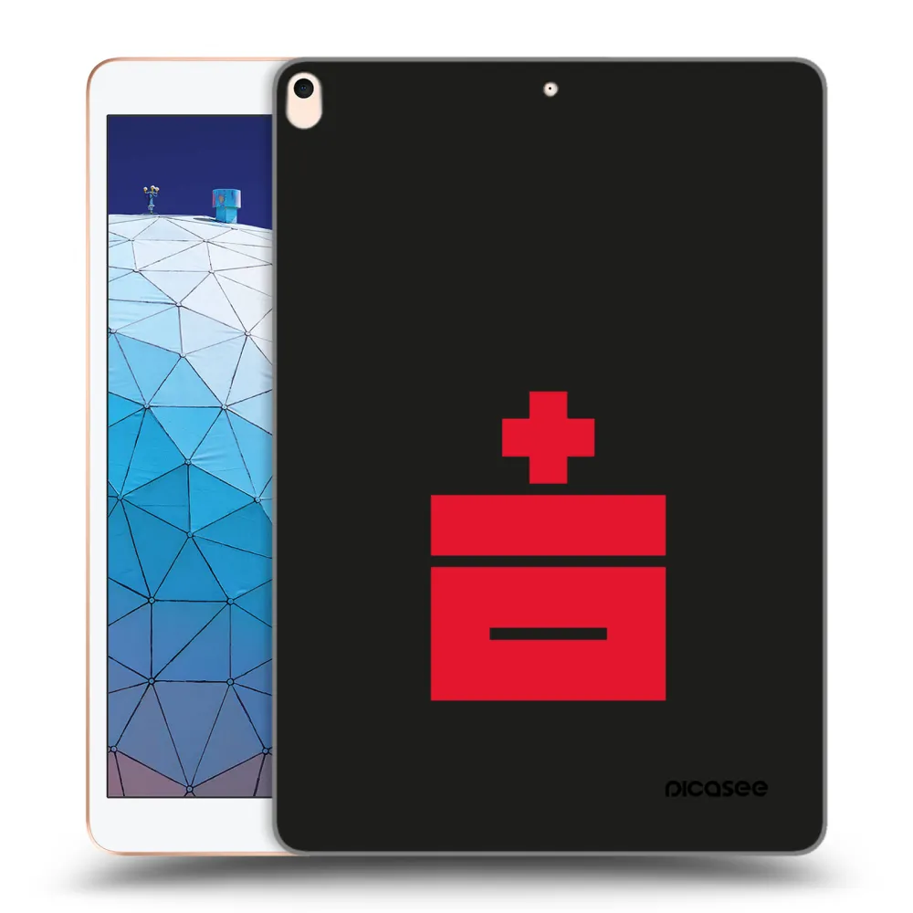 Picasee silikonski prozorni ovitek za Apple iPad Air 10.5" 2019 (3.gen) - Le Plastenciaga