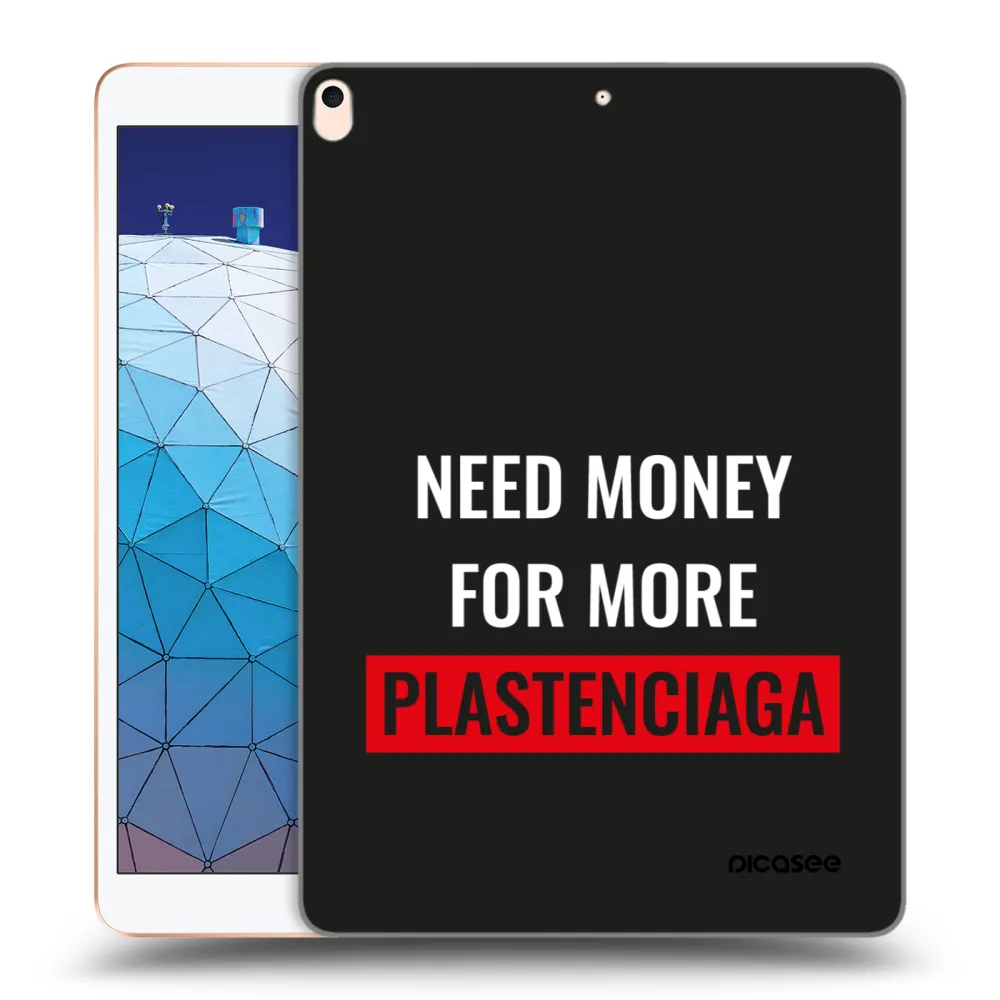 Picasee silikonski prozorni ovitek za Apple iPad Air 10.5" 2019 (3.gen) - More PLASTENCIAGA