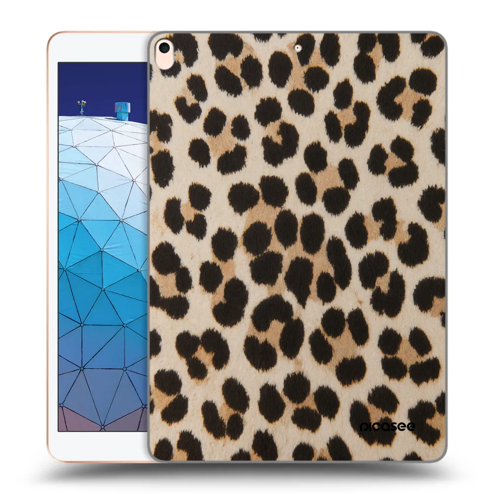 Picasee silikonski prozorni ovitek za Apple iPad Air 10.5" 2019 (3.gen) - Brown Tiger