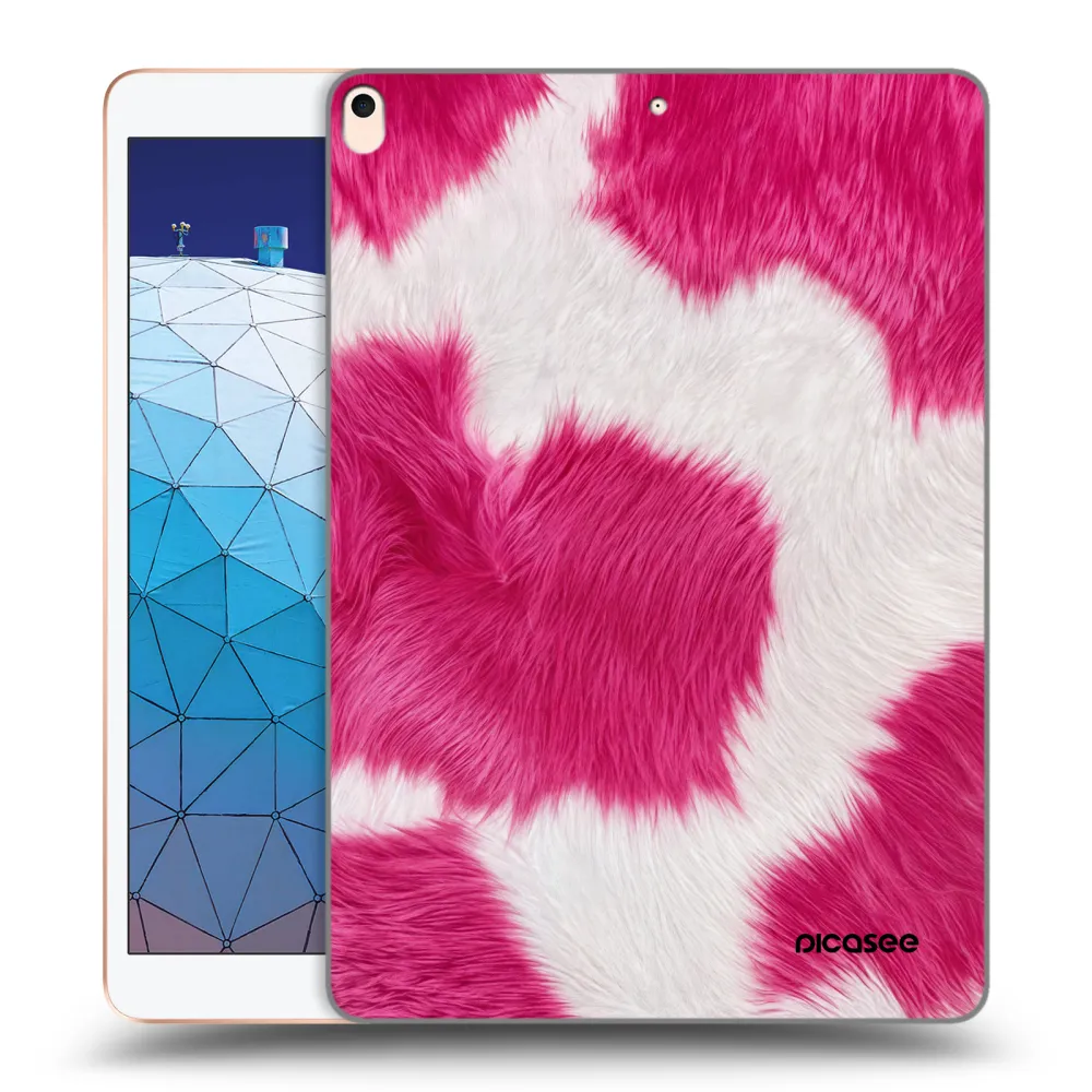 Picasee silikonski prozorni ovitek za Apple iPad Air 10.5" 2019 (3.gen) - Pink Moo