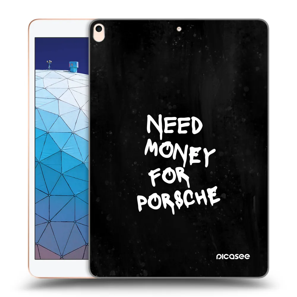 Picasee silikonski prozorni ovitek za Apple iPad Air 10.5" 2019 (3.gen) - Black Dollar