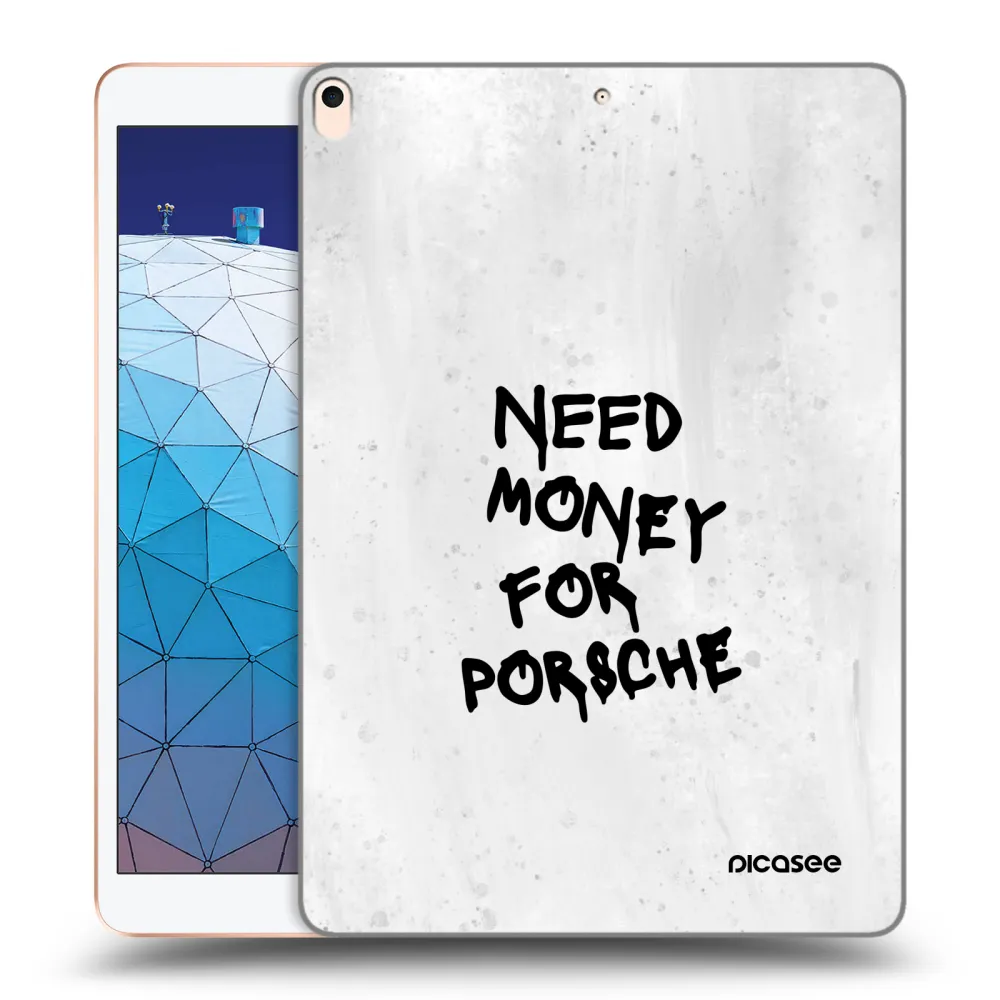 Picasee silikonski prozorni ovitek za Apple iPad Air 10.5" 2019 (3.gen) - White Dollar