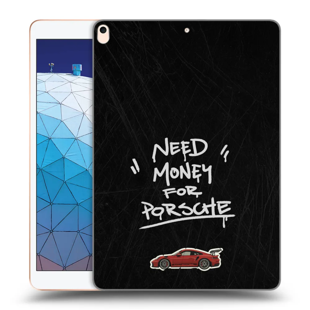 Picasee silikonski prozorni ovitek za Apple iPad Air 10.5" 2019 (3.gen) - Dark Racer