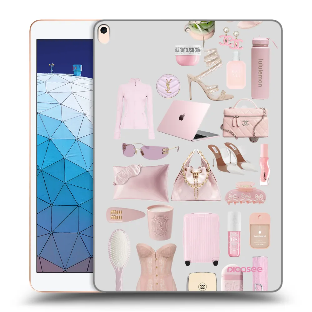 Picasee silikonski prozorni ovitek za Apple iPad Air 10.5" 2019 (3.gen) - Glam Babe