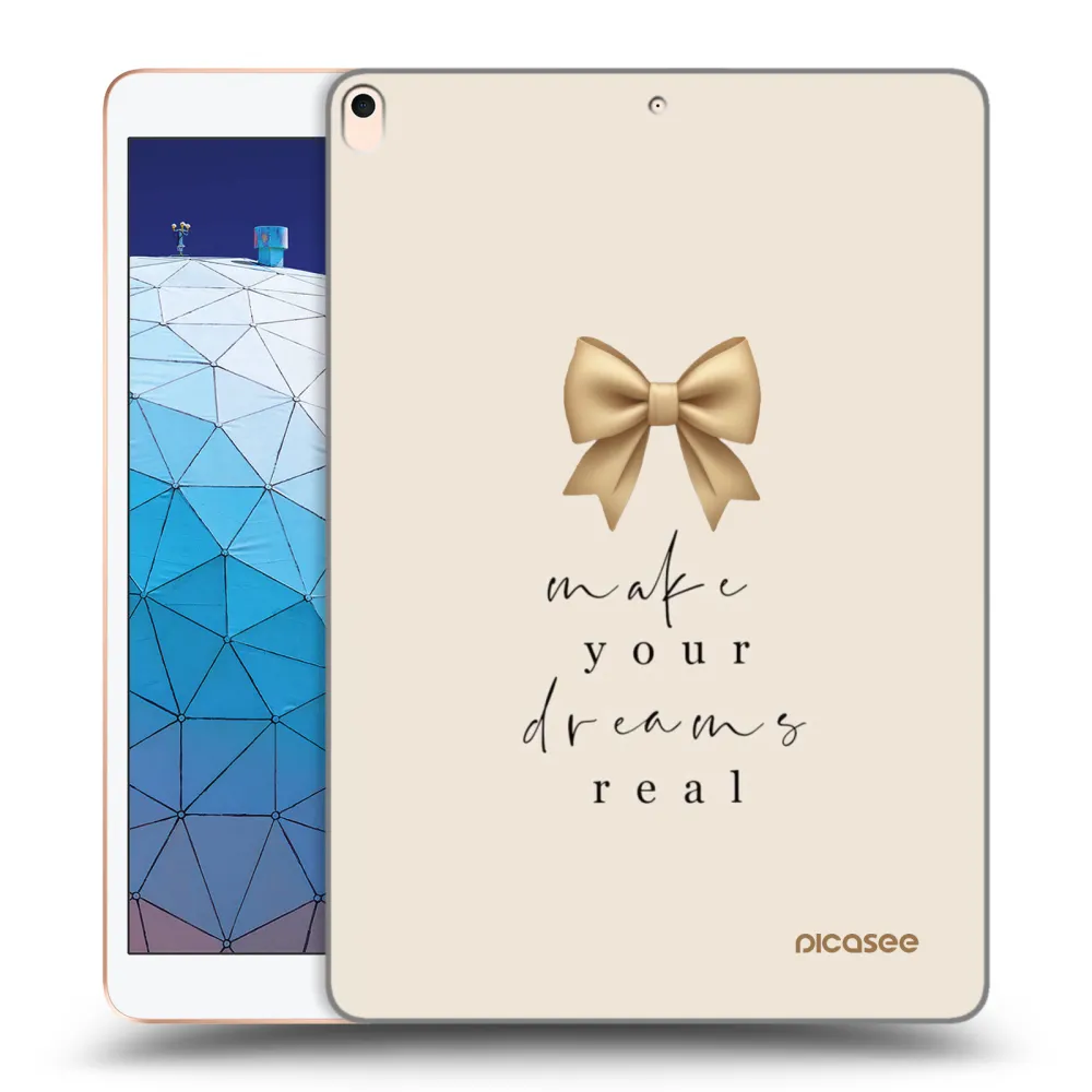 Picasee silikonski prozorni ovitek za Apple iPad Air 10.5" 2019 (3.gen) - Golden Dream