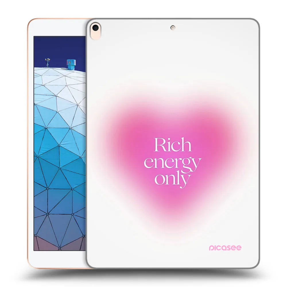 Picasee silikonski prozorni ovitek za Apple iPad Air 10.5" 2019 (3.gen) - Rich Energy