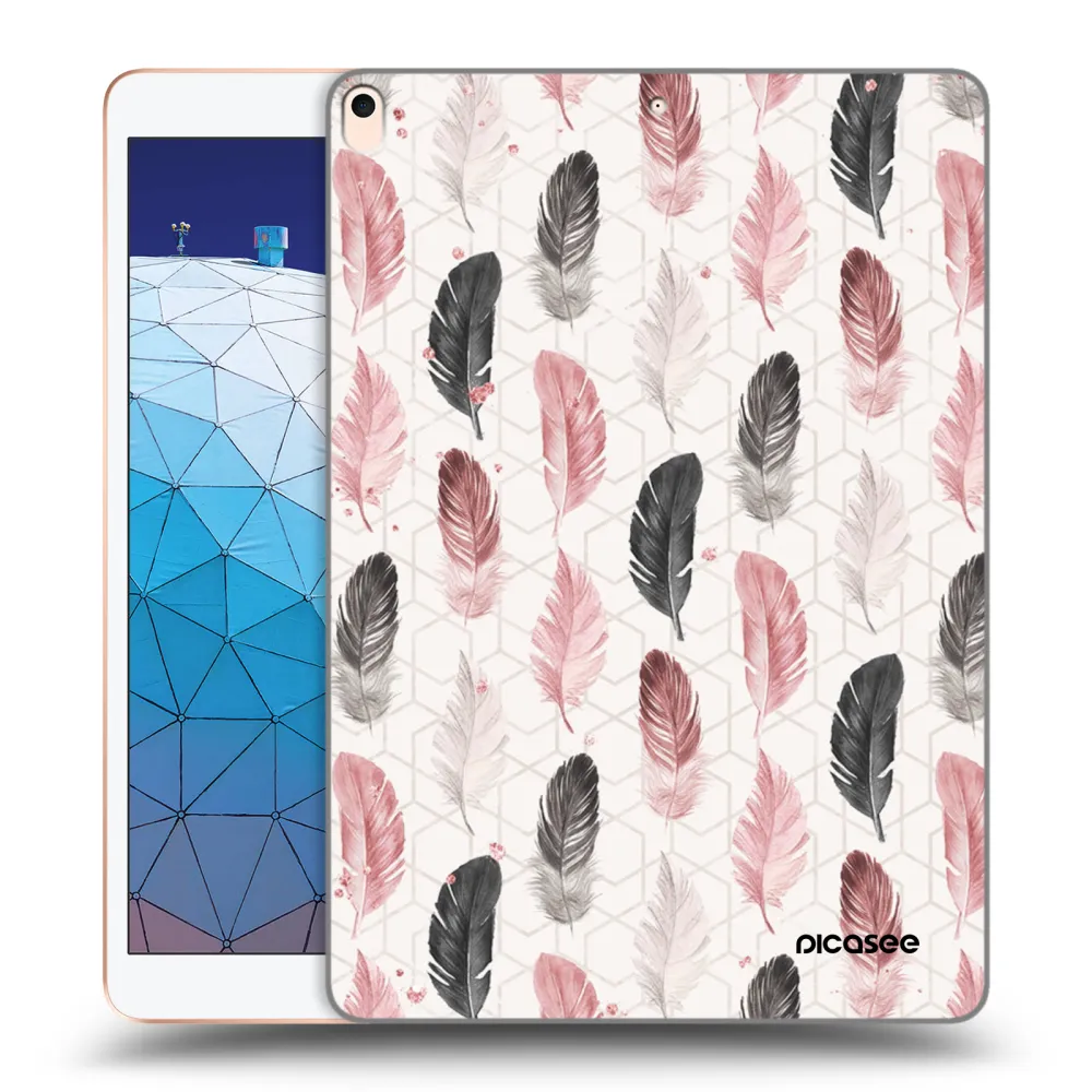 Picasee silikonski prozorni ovitek za Apple iPad Air 10.5" 2019 (3.gen) - Feather 2