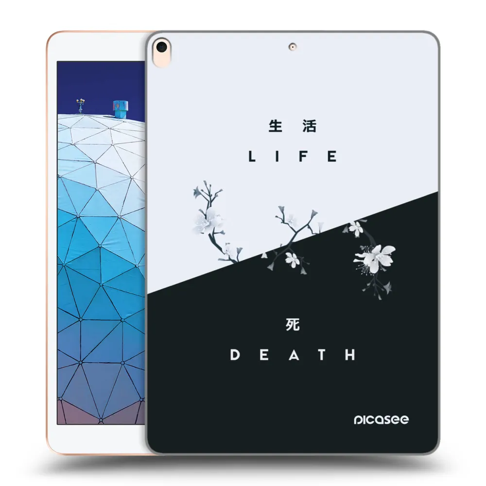 Picasee silikonski prozorni ovitek za Apple iPad Air 10.5" 2019 (3.gen) - Life - Death