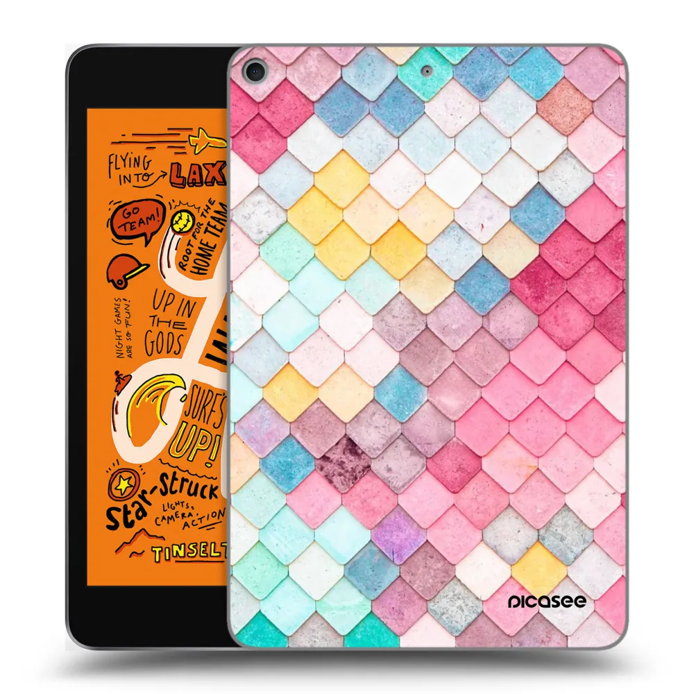 Picasee silikonski prozorni ovitek za Apple iPad mini 2019 (5. gen) - Colorful roof