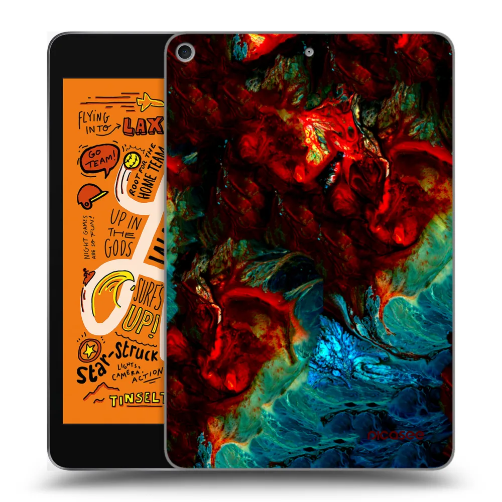 Picasee silikonski prozorni ovitek za Apple iPad mini 2019 (5. gen) - Universe