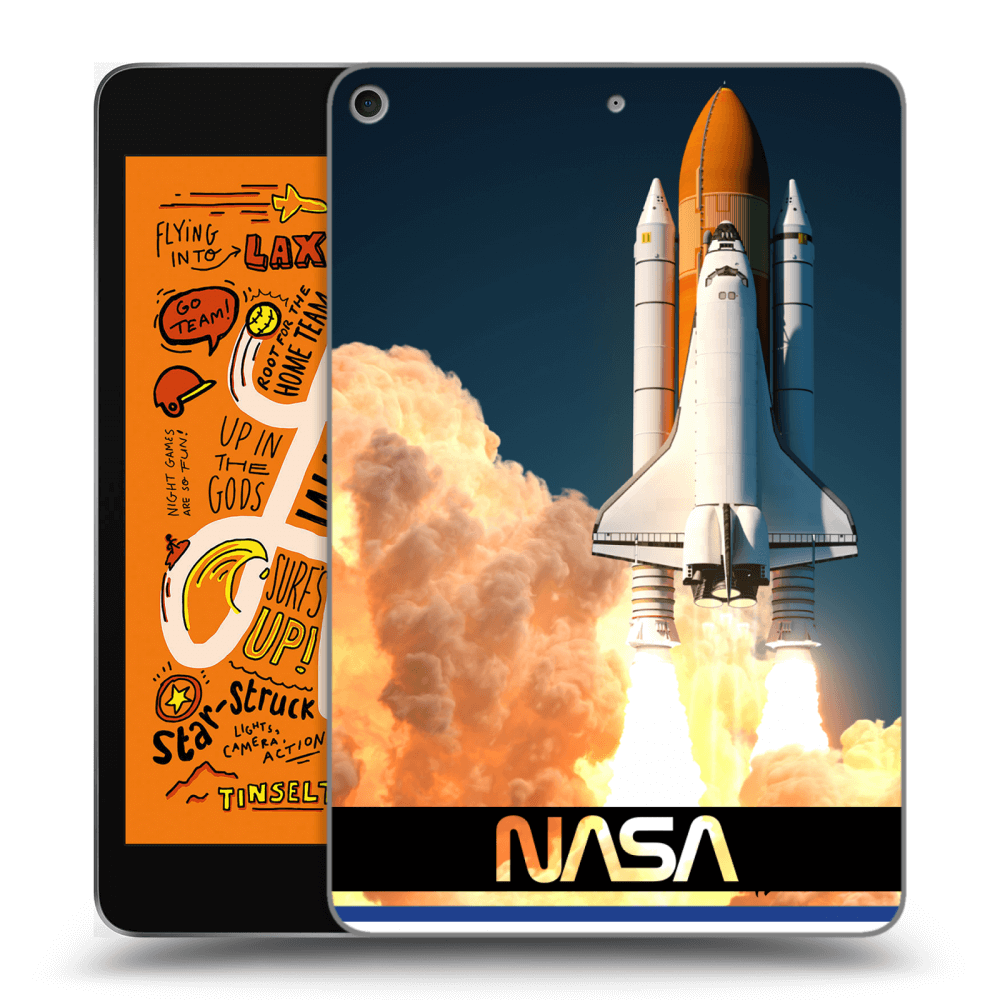 Picasee silikonski prozorni ovitek za Apple iPad mini 2019 (5. gen) - Space Shuttle