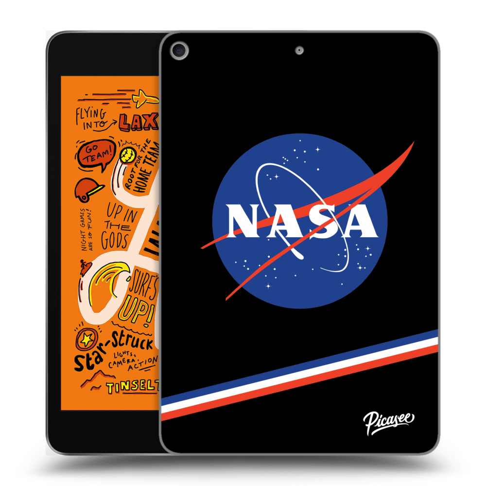 Picasee silikonski črni ovitek za Apple iPad mini 2019 (5. gen) - NASA Original