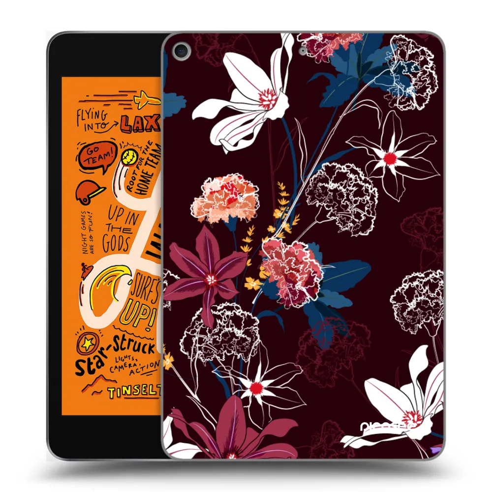 Picasee silikonski prozorni ovitek za Apple iPad mini 2019 (5. gen) - Dark Meadow