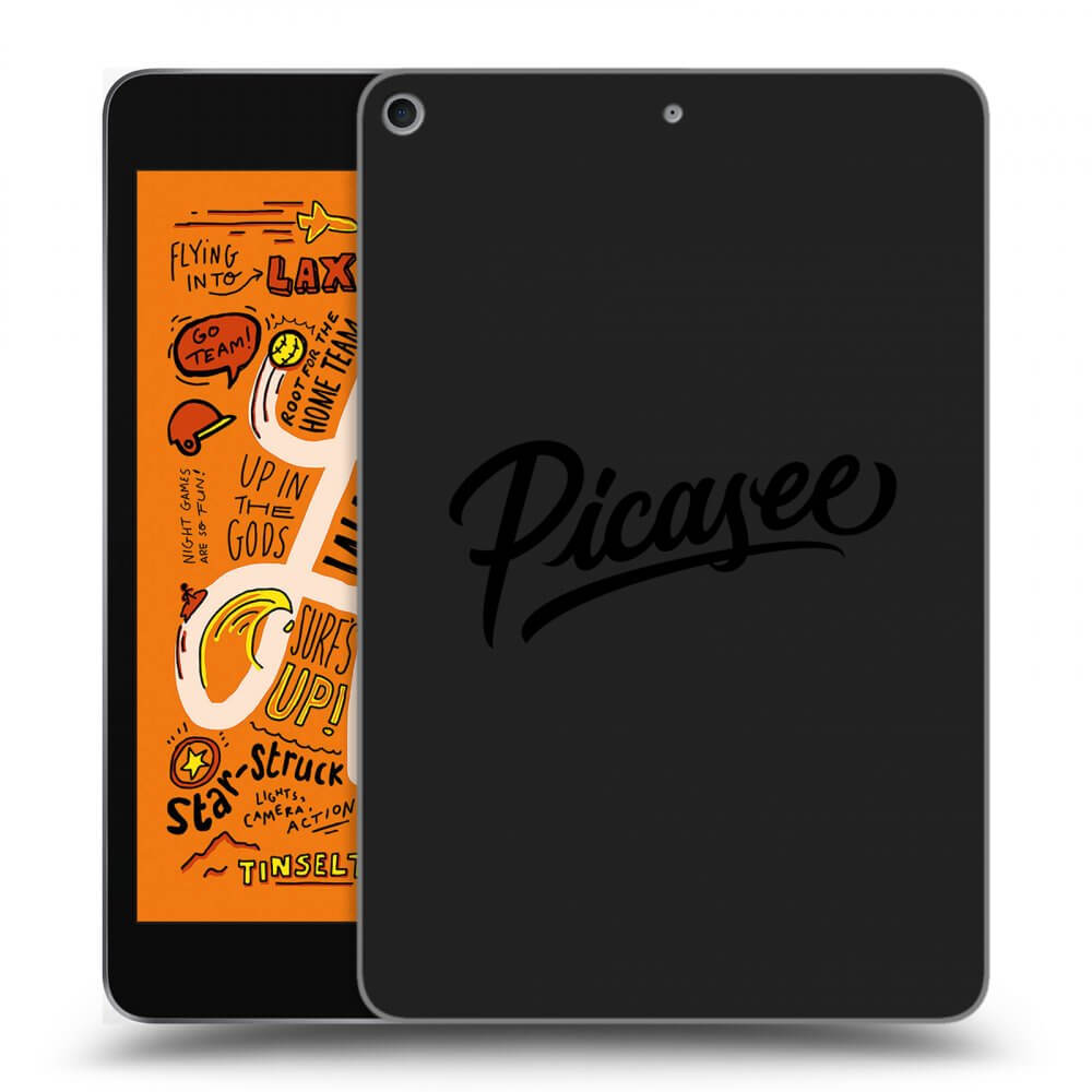 Picasee silikonski črni ovitek za Apple iPad mini 2019 (5. gen) - Picasee - old logo - black