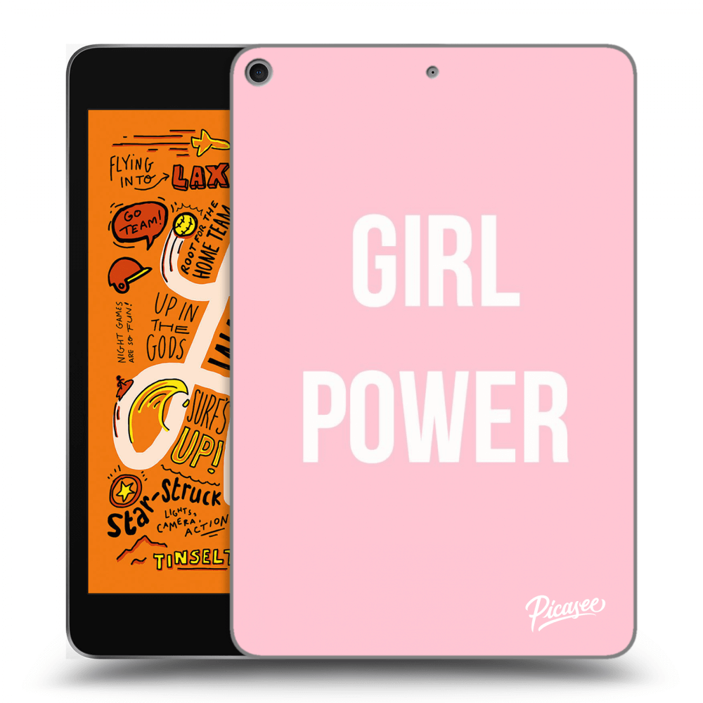 Picasee silikonski prozorni ovitek za Apple iPad mini 2019 (5. gen) - Girl power