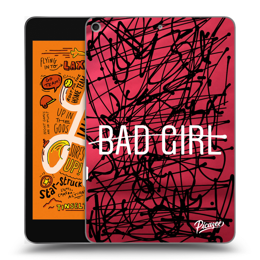 Picasee silikonski črni ovitek za Apple iPad mini 2019 (5. gen) - Bad girl