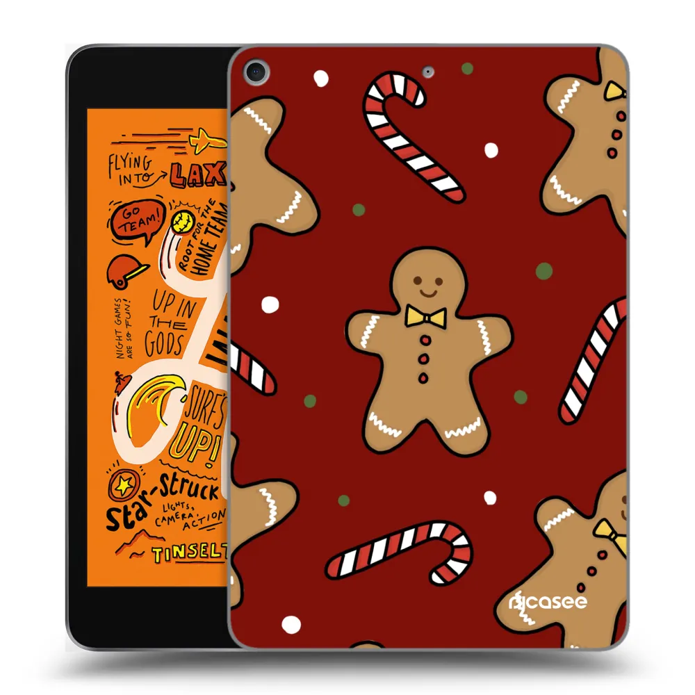 Picasee silikonski prozorni ovitek za Apple iPad mini 2019 (5. gen) - Gingerbread 2