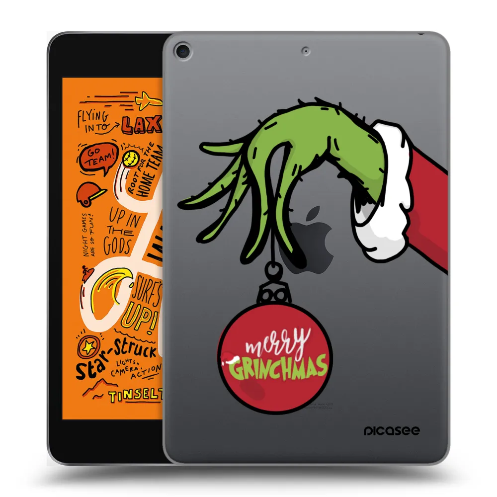 Picasee silikonski prozorni ovitek za Apple iPad mini 2019 (5. gen) - Grinch