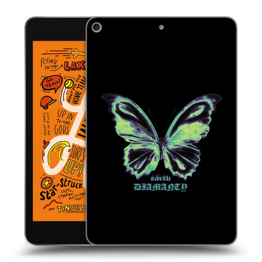 Picasee silikonski prozorni ovitek za Apple iPad mini 2019 (5. gen) - Diamanty Blue
