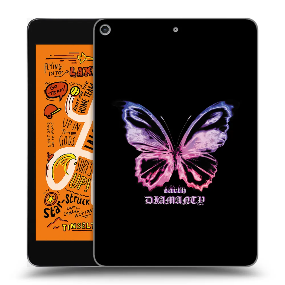 Picasee silikonski prozorni ovitek za Apple iPad mini 2019 (5. gen) - Diamanty Purple