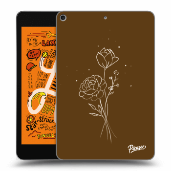 Ovitek za Apple iPad mini 2019 (5. gen) - Brown flowers