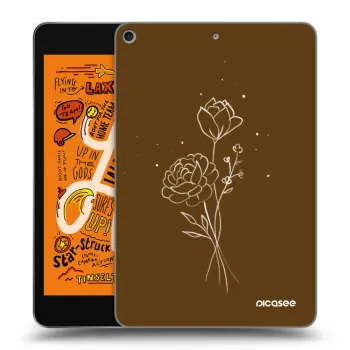 Ovitek za Apple iPad mini 2019 (5. gen) - Brown flowers