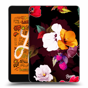 Picasee silikonski prozorni ovitek za Apple iPad mini 2019 (5. gen) - Flowers and Berries