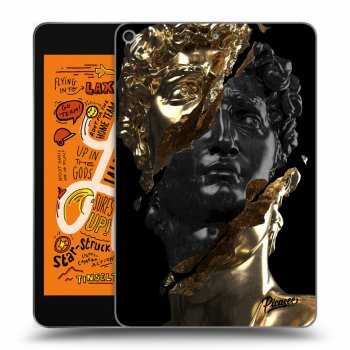 Picasee silikonski črni ovitek za Apple iPad mini 2019 (5. gen) - Gold - Black