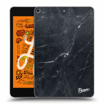 Picasee silikonski črni ovitek za Apple iPad mini 2019 (5. gen) - Black marble
