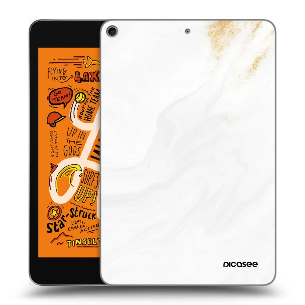 Picasee silikonski prozorni ovitek za Apple iPad mini 2019 (5. gen) - White