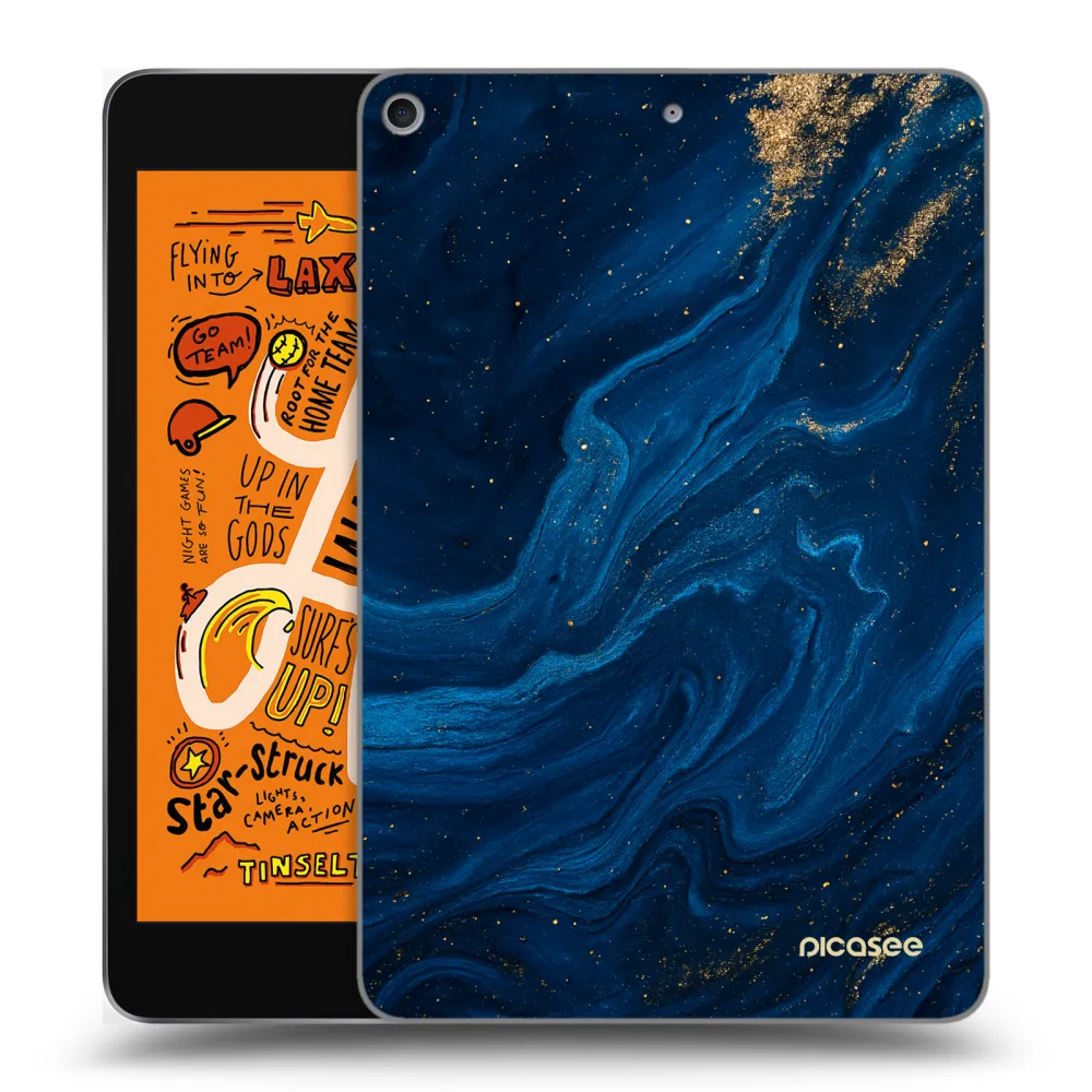 Picasee silikonski prozorni ovitek za Apple iPad mini 2019 (5. gen) - Blue
