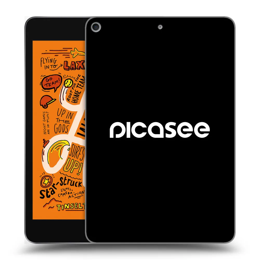 Picasee silikonski črni ovitek za Apple iPad mini 2019 (5. gen) - Picasee - new logo - white