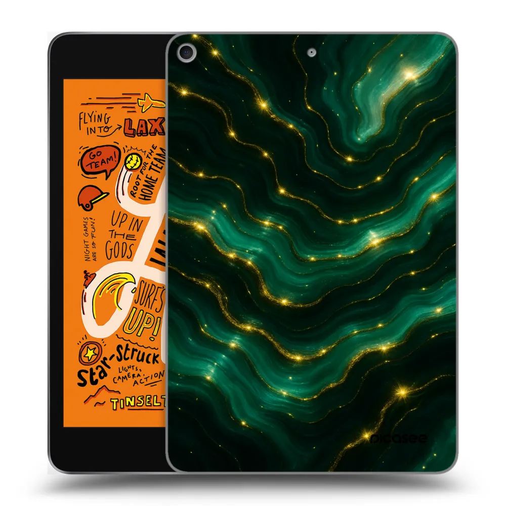 Picasee silikonski prozorni ovitek za Apple iPad mini 2019 (5. gen) - Emerald