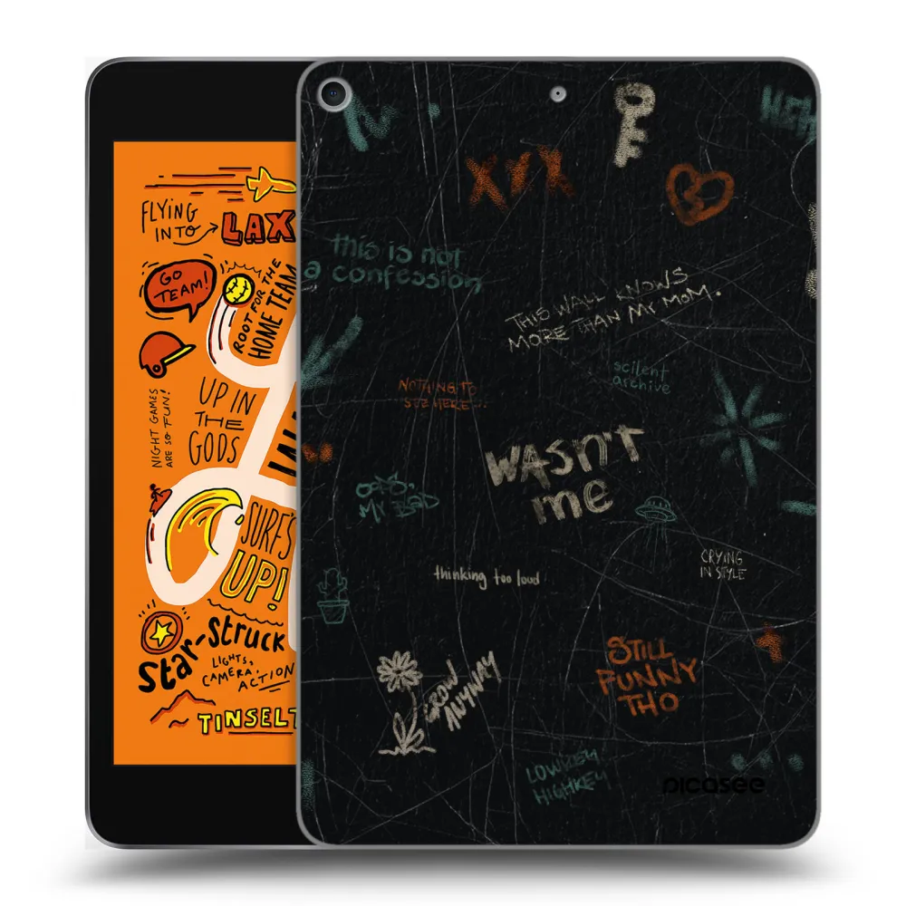 Picasee silikonski prozorni ovitek za Apple iPad mini 2019 (5. gen) - CONFESSION