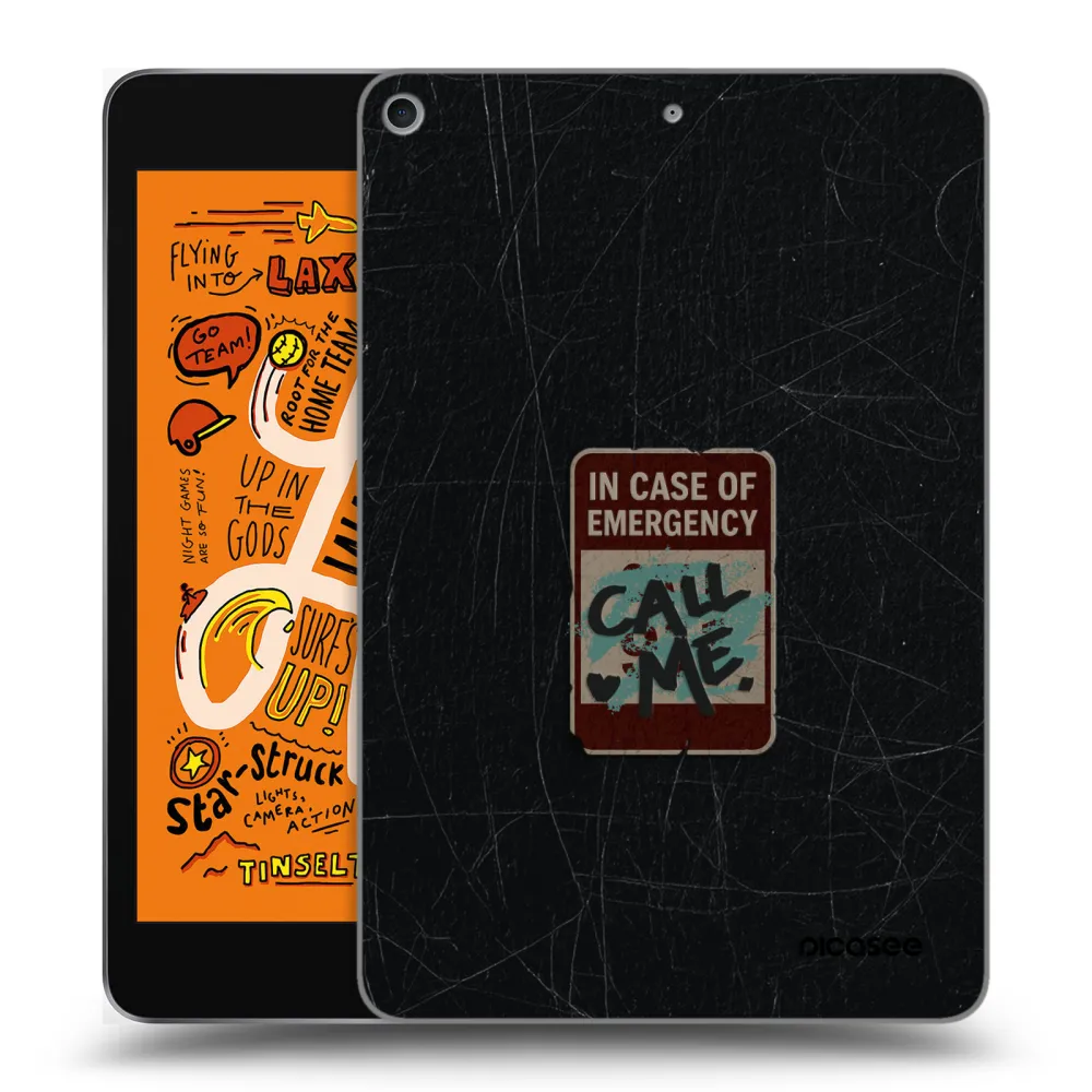 Picasee silikonski prozorni ovitek za Apple iPad mini 2019 (5. gen) - EMERGENCY