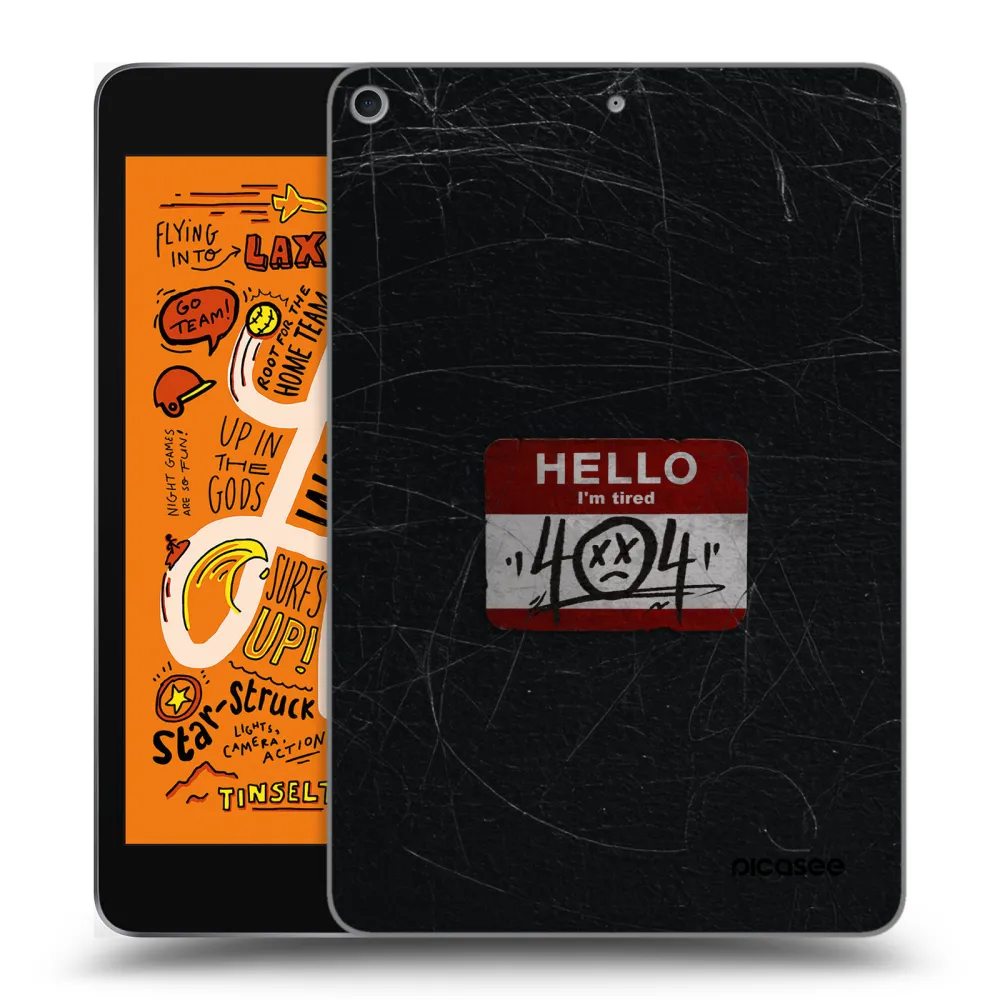 Picasee silikonski prozorni ovitek za Apple iPad mini 2019 (5. gen) - HELLO 404