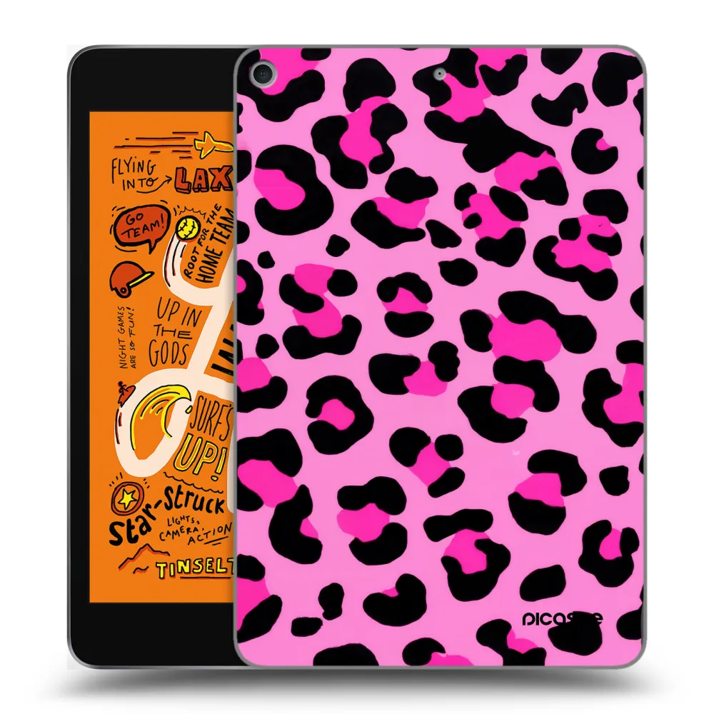 Picasee silikonski prozorni ovitek za Apple iPad mini 2019 (5. gen) - Pink Tiger