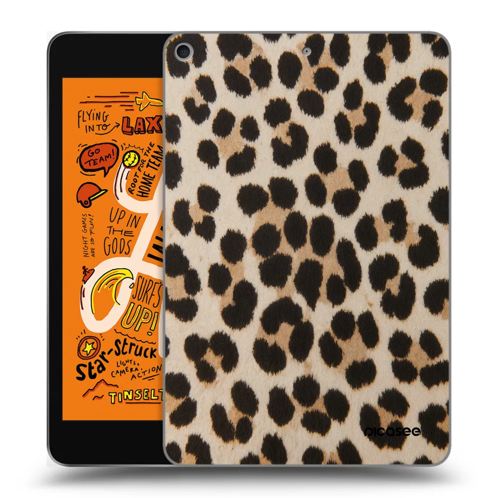 Picasee silikonski prozorni ovitek za Apple iPad mini 2019 (5. gen) - Brown Tiger