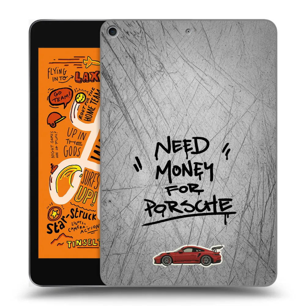 Picasee silikonski prozorni ovitek za Apple iPad mini 2019 (5. gen) - Grey Drift