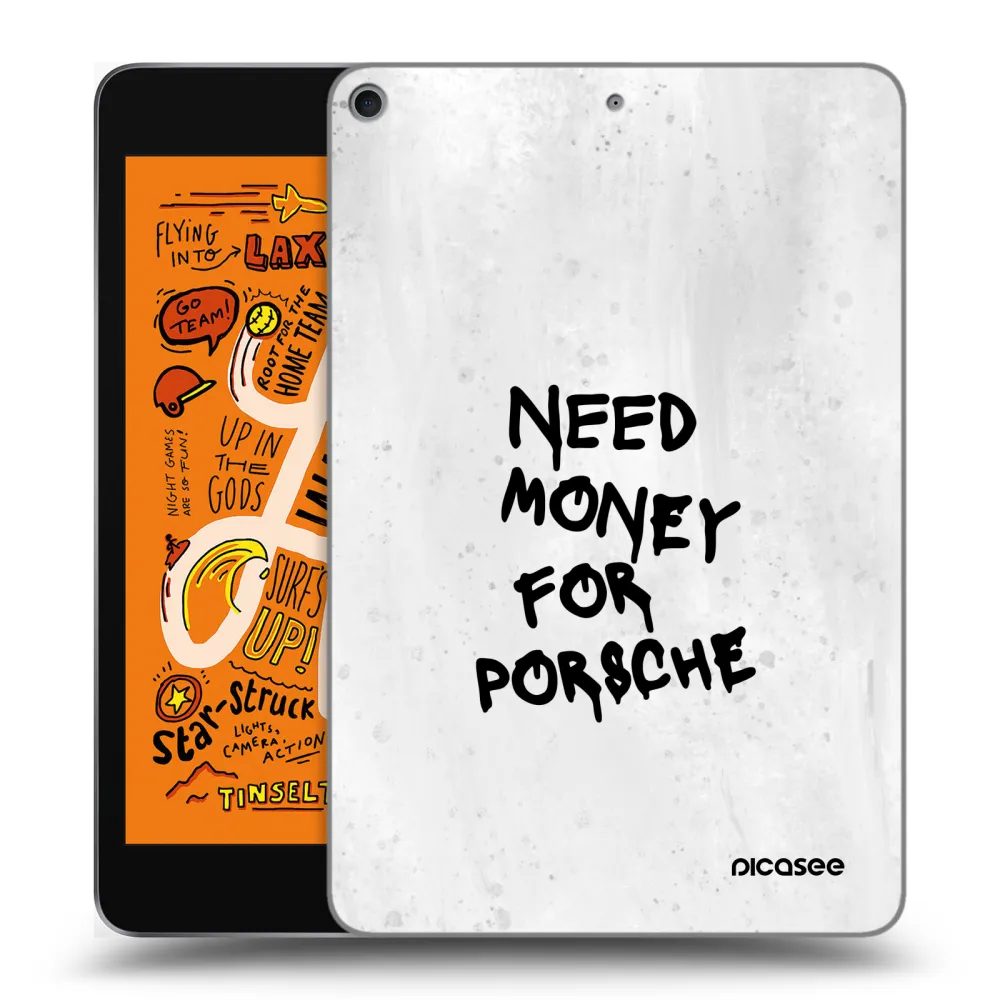 Picasee silikonski prozorni ovitek za Apple iPad mini 2019 (5. gen) - White Dollar